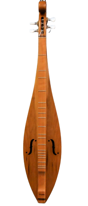 4 String, Scroll head, Teardrop with Cherry top, back and sides. (4STCC)