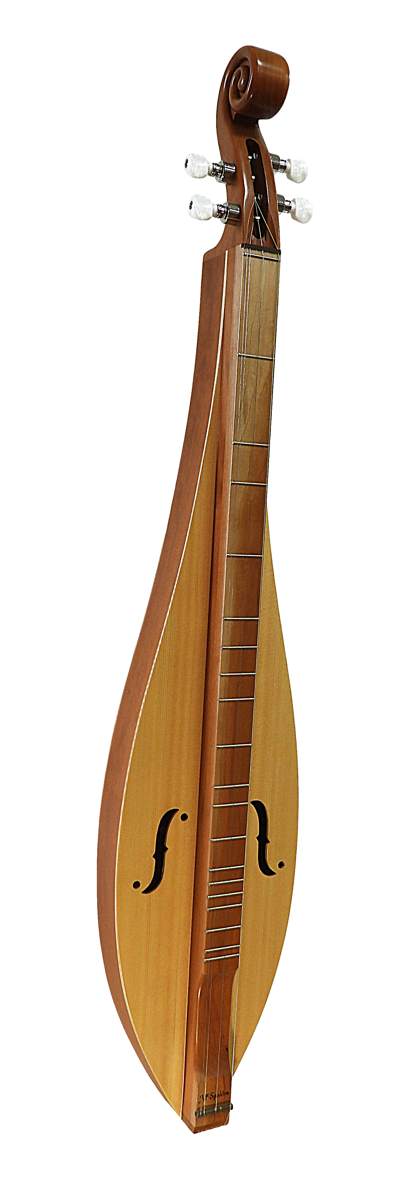 4 String, Scroll head, Teardrop with Cherry back and sides, Spruce top (4STCS)