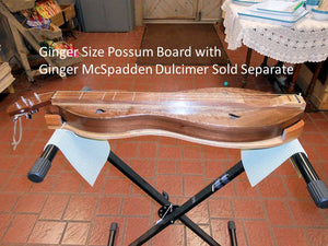 Possum Board for the Ginger Dulcimer with ginger mcdullum solid separate.