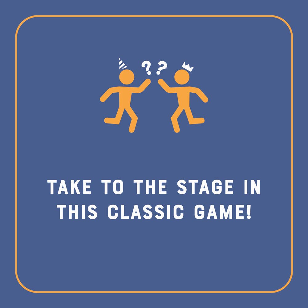 Experience the excitement of the Charades game as you take to the stage, acting out various scenarios.
