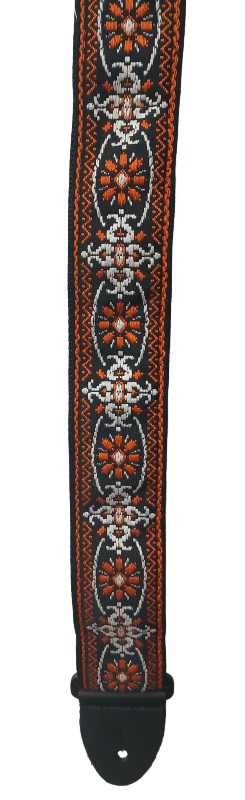 Electric Orange Guitar Strap