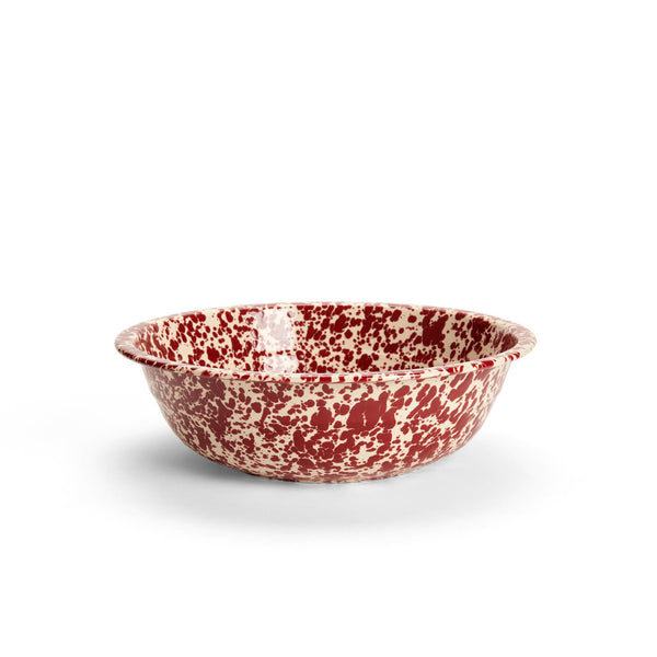 Splatterware - Enamelware Small Basin 4 qt, 12.25