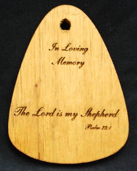 The lord is my In Loving Memory® Silver 18-inch Windchime.