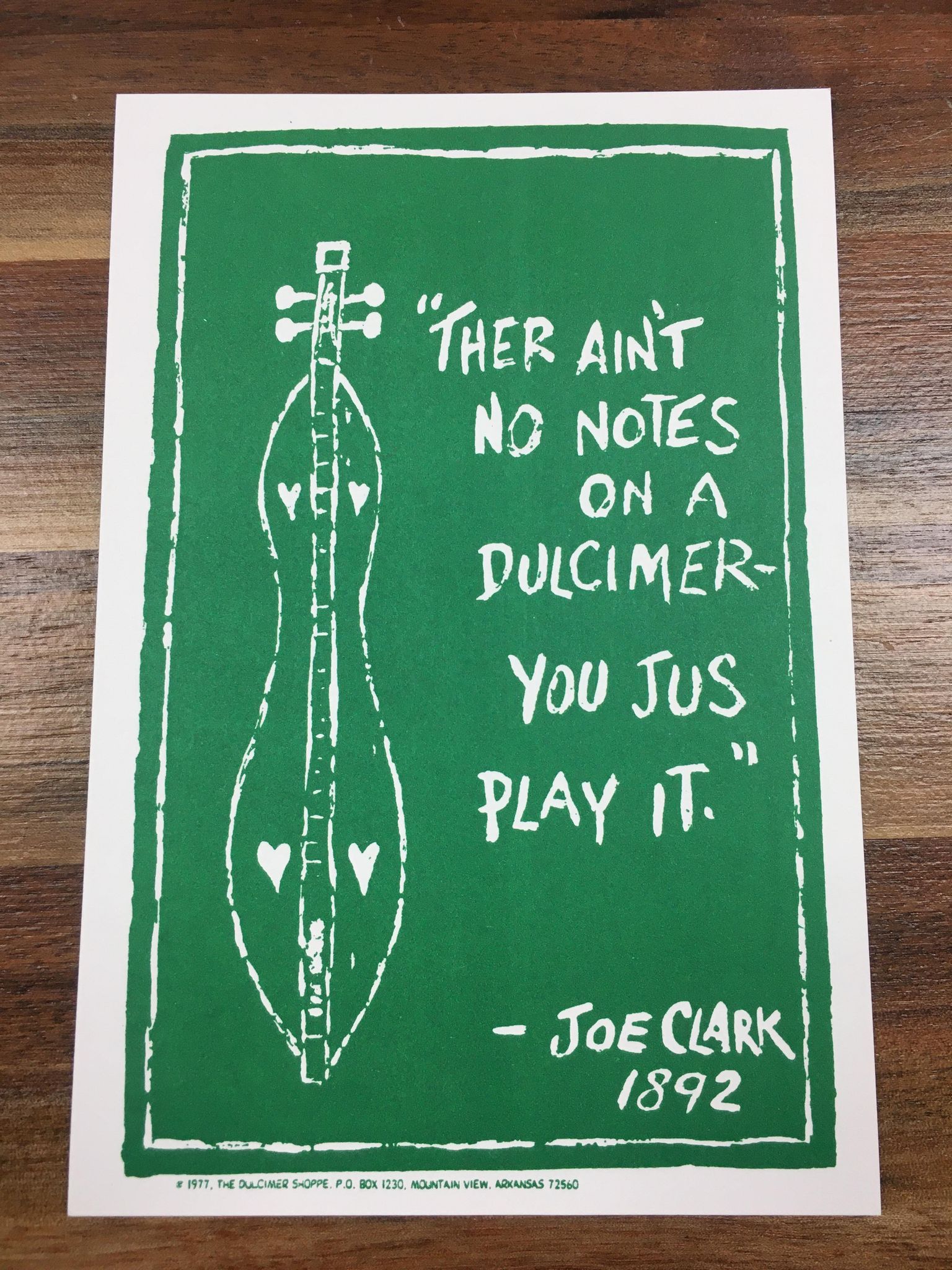 Joe Clark is an experienced musician who knows his way around a Joe Clark Postcard. As he puts it, "there ain't no notes on a Joe Clark Postcard, you just play it." Joe's