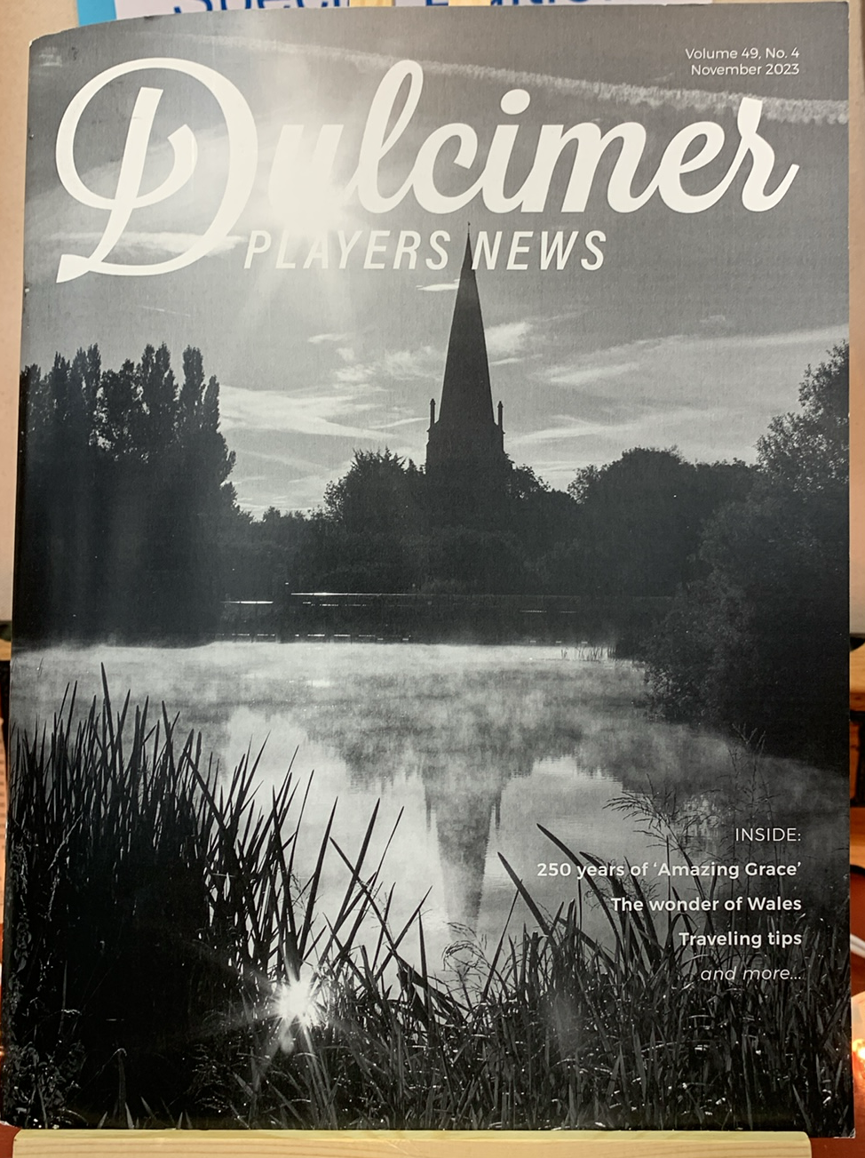 The latest edition of DPN Dulcimer Player News cover.