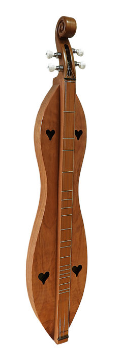 4SHCC - 4 String, Scroll head, Hourglass with Cherry top, back and