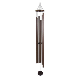A Corinthian Bells® 74-inch Windchime hanging on a white background.