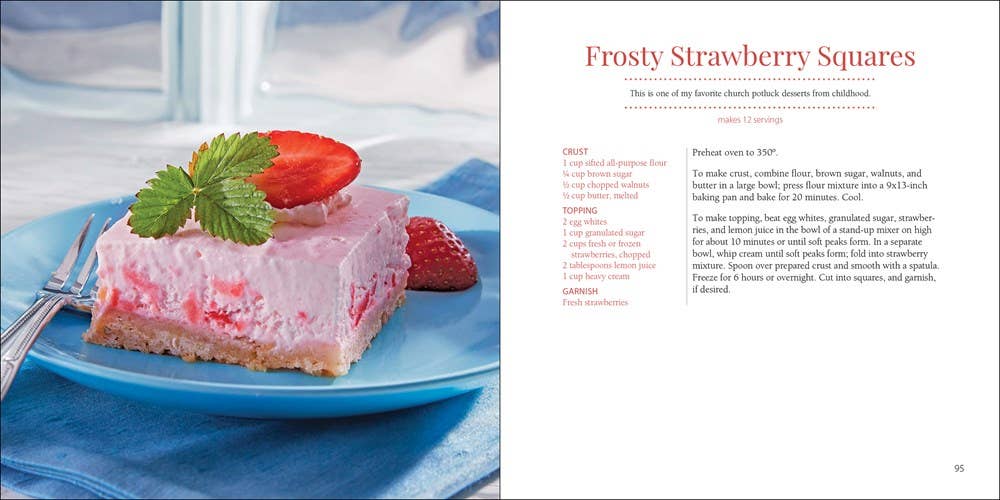 A Strawberries dessert cookbook.
