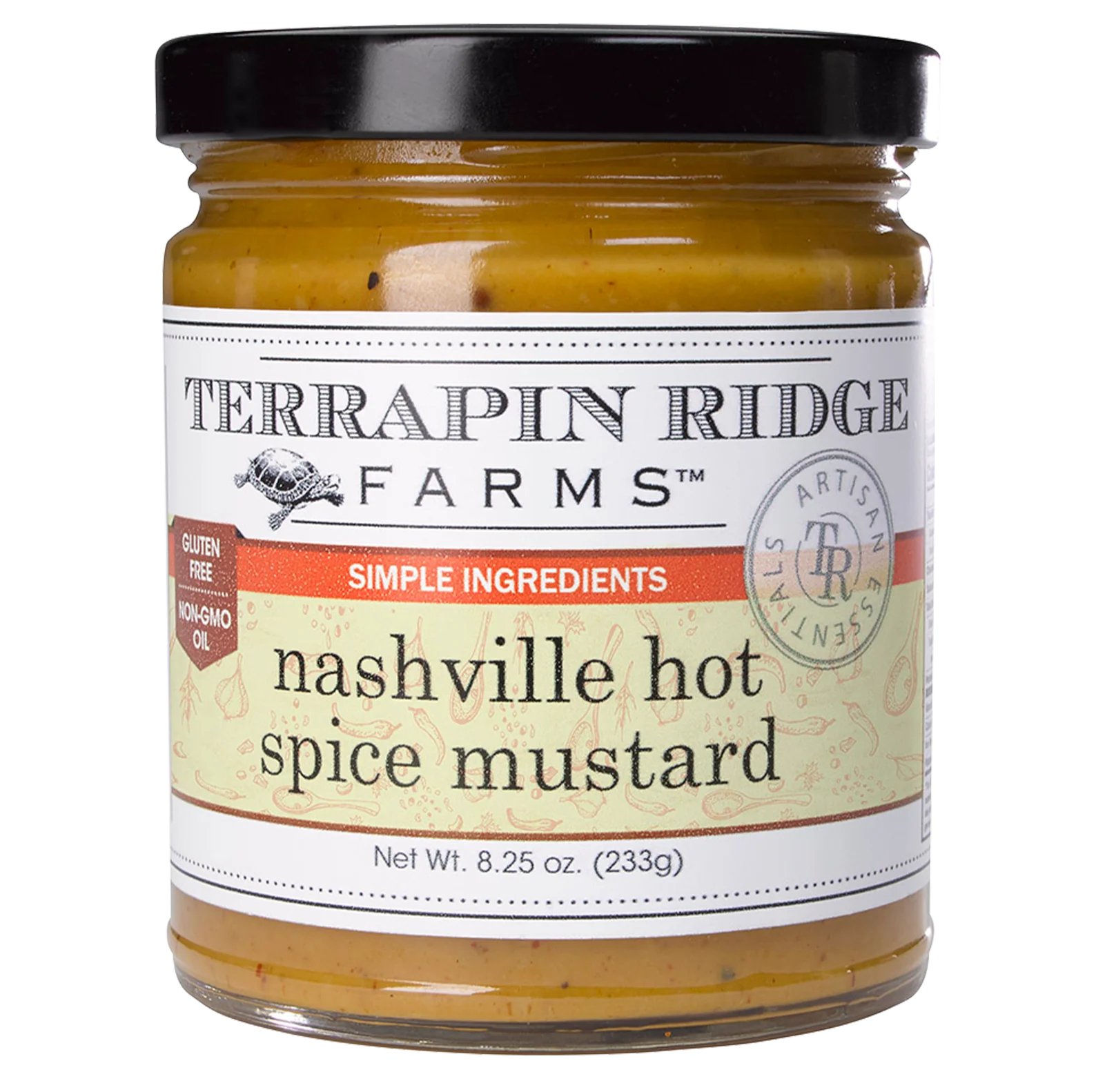 Terrapin Ridge Nashville Hot Spice Mustard is a creamy and spicy mustard infused with the bold flavors of Nashville Hot spice.