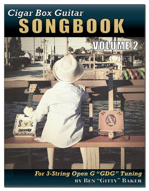 Easy-to-play Cigar Box Guitar Songbook Vol 2.