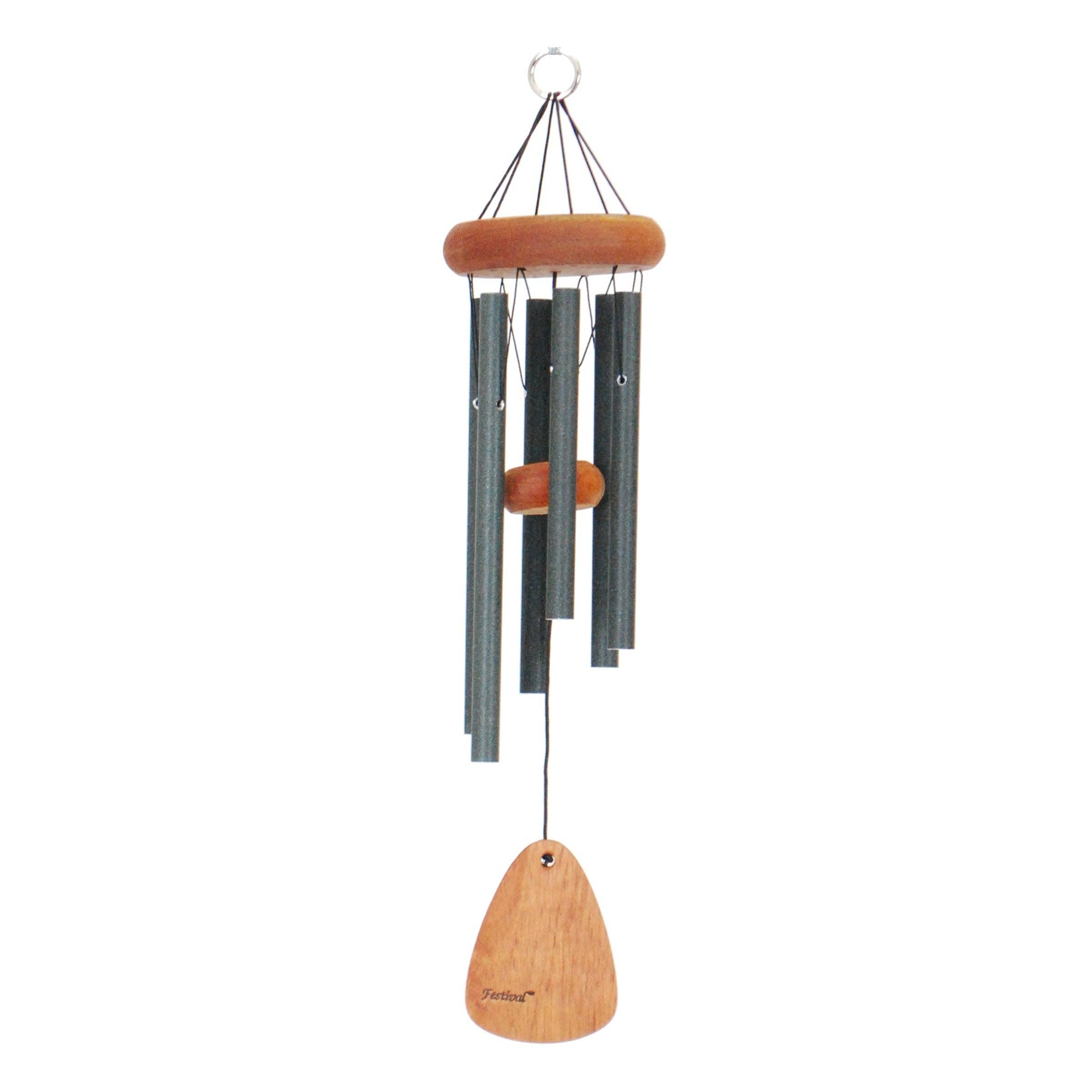 A Festival® 18-inch Windchime, an accent piece, hanging on a white background.