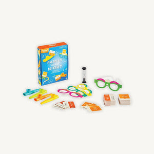 A fun-filled Family Game Night with a twist, featuring the classic game of Who Am I and a hilarious Kazoo That Tune challenge. Bring out your competitive spirit as you don the glasses and