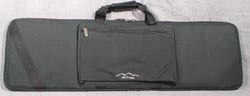 The TK O'Brien 37" Soft Case, a black rectangular carrying case with a handle and a front zippered pocket, is placed on a light surface.