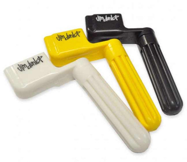 A Dunlop String Winder with a yellow handle.