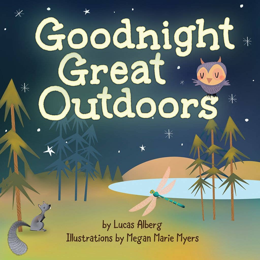 Bedtime covered with a Goodnight Great Outdoors Board Book story.