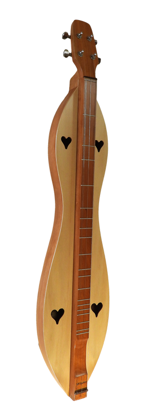 4 String, Flathead, Hourglass with Cherry back, sides and Spalted, Clear or Quartersawn Sycamore top. (4FHCSY)