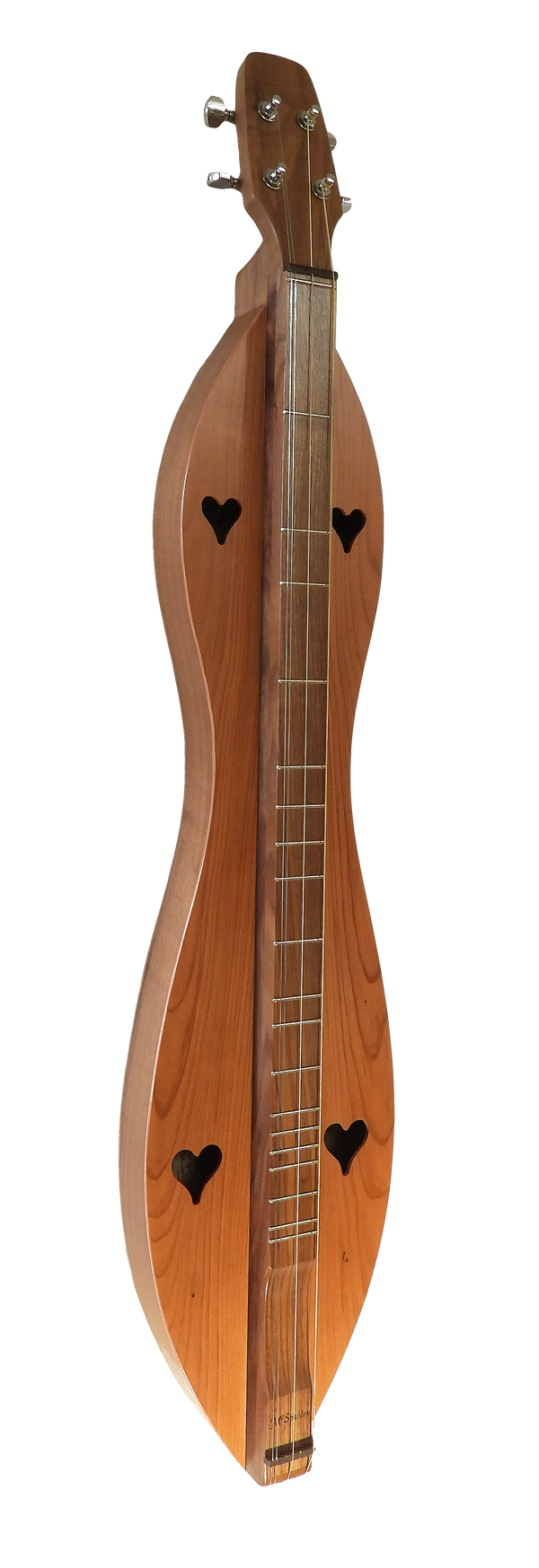4 String Baritone, Flathead, Hourglass with Walnut back and sides, Red