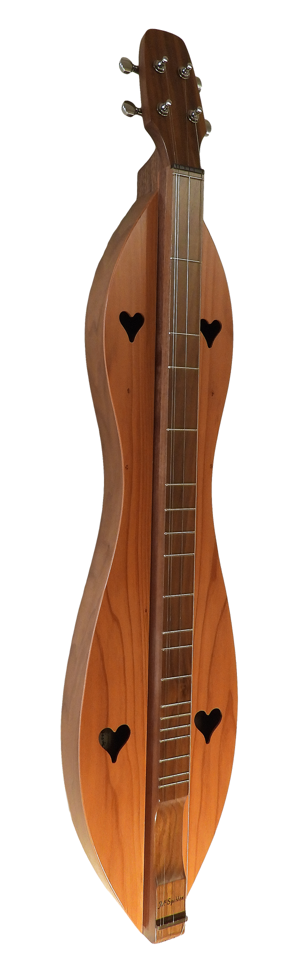 4 String, Flathead, Hourglass, with Walnut back and Redwood Top (4FHWR