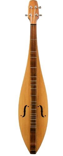 4 String Flathead Teardrop with Walnut back and sides Spalted