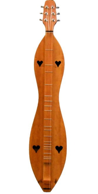 6 String, Flathead, Hourglass with Cherry top, back and sides (6FHCC)