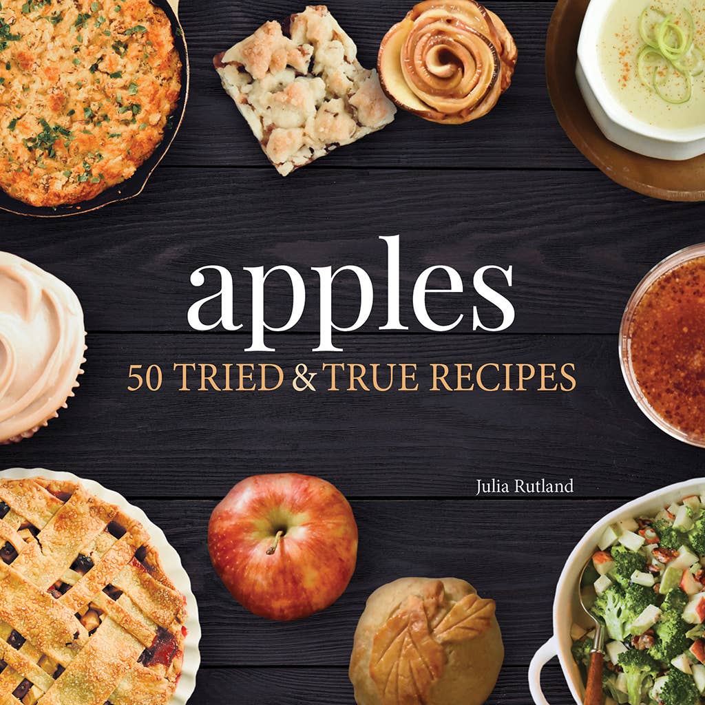 A comprehensive Apples Cookbook featuring 50 delicious apple recipes.