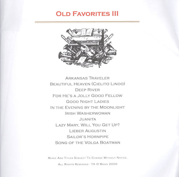 Old Favorites III Lap Harp Packet The Dulcimer Shoppe