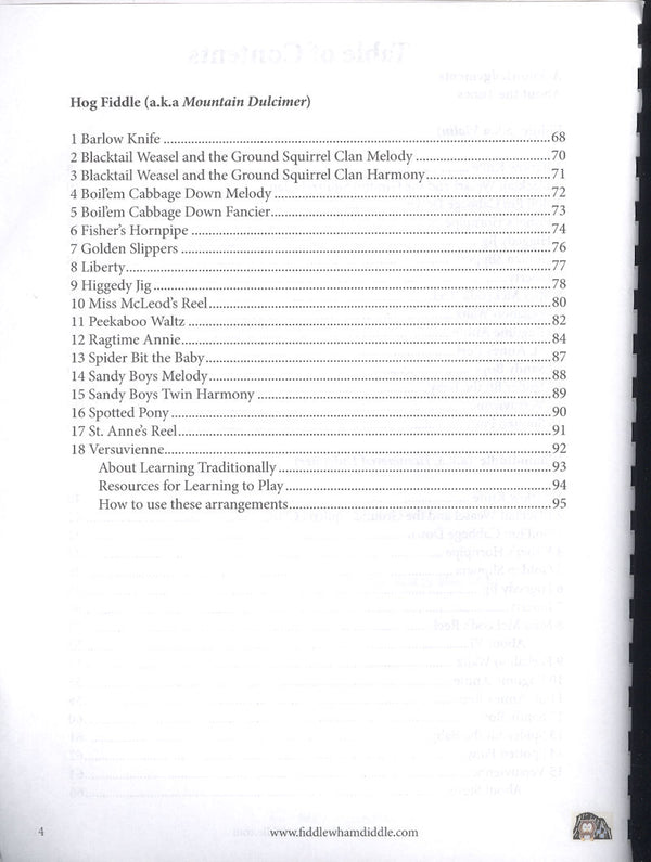 Fiddle Whamdiddle Old School Old Time The Dulcimer Shoppe