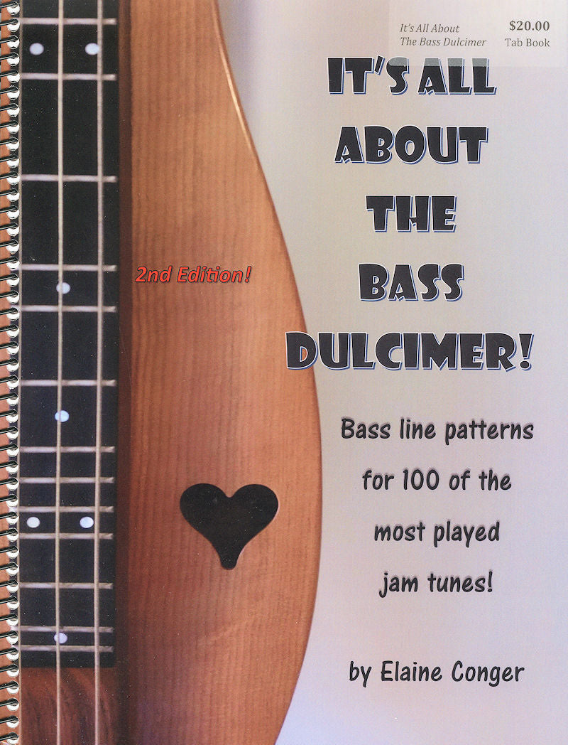 Explore the enchanting world of "It's All About The Bass Dulcimer - By Elaine Conger" with downloadable audio tracks featuring captivating jam tunes and dynamic bass line patterns.