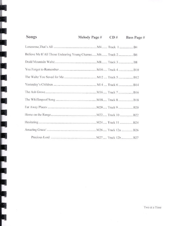 Two at a Time by Judy Klinkhammer and Jim Woods The Dulcimer Shoppe