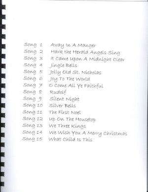 An Easy Christmas Caroling Chord Book - by Judy Klinkhammer