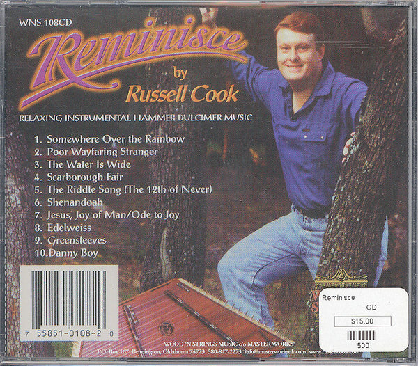 Russell Cook Model Reminisce by Russell Cook - The Dulcimer Shoppe
