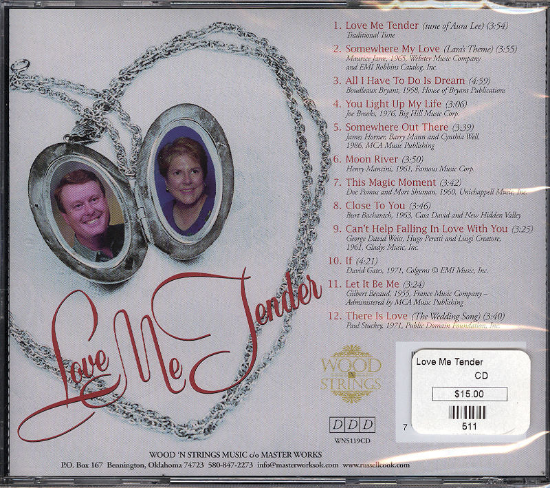 Love Russell Cook's "Love Me Tender" CD.