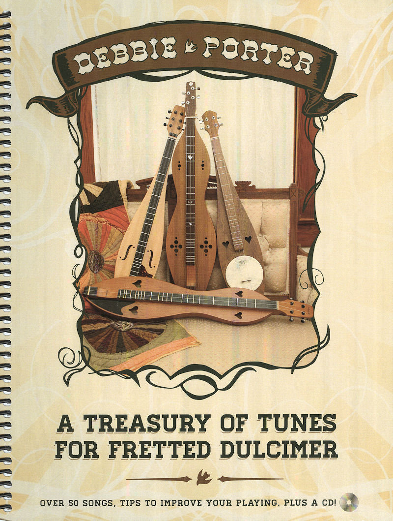 A Treasury of Tunes with tablature for fretted dulcimer players - Debbie Porter