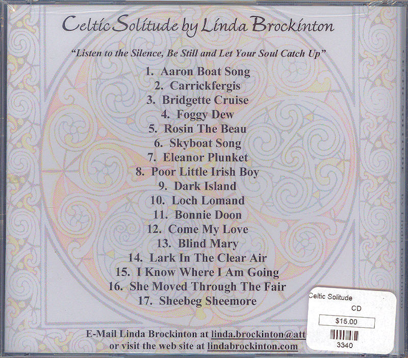 Experience the mesmerizing beauty of Celtic Solitude - by Linda Brockinton on CD. Transport yourself to the enchanting realms of Irish tunes and immerse in the soothing and relaxing sounds created with Celtic Solitude - by Linda Brockinton.